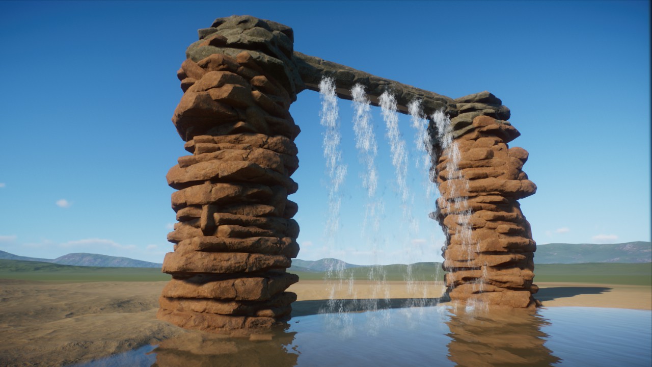 Waterfall Rocks by ZSHplays