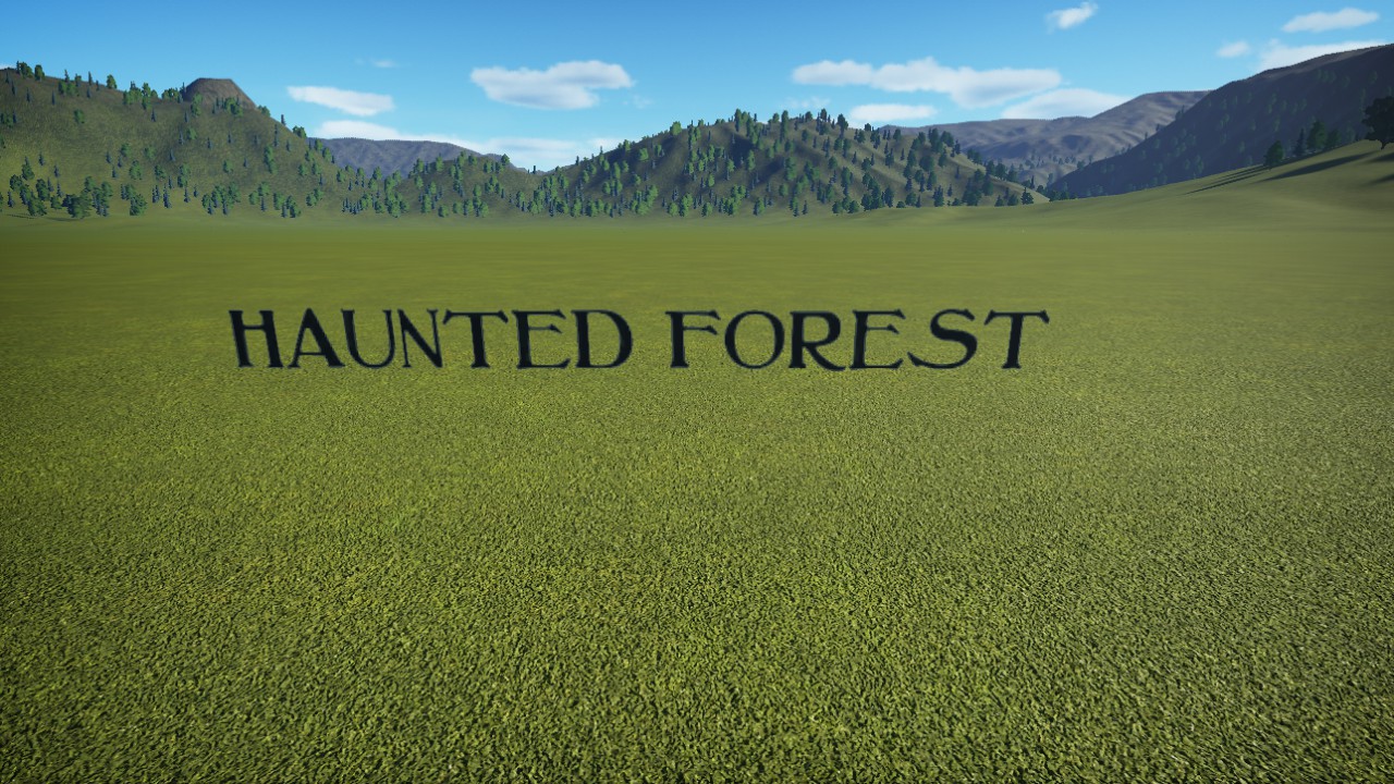 OZ-Haunted Forest Sign