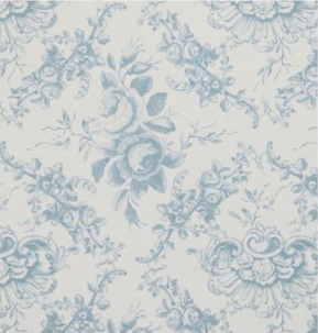 light blue floral wallpaper