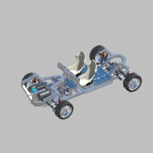 Symmetrical AWD Vehicle
