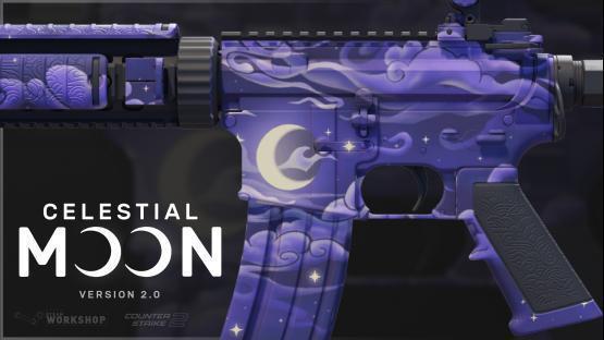 M4A4 | Celestial Moon V2 (Eclipse) (Pattern Based)