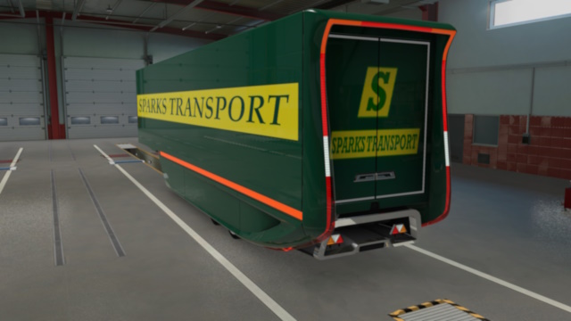 Sparks Transport Aero Dynamic Trailer