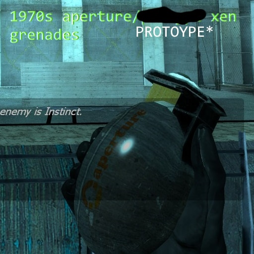 1970s Aperture Xen Grenade/Prototype Xen Grenade