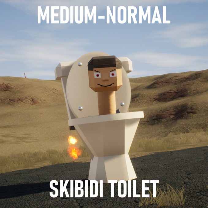 Medium-Normal Skibidi Toilet! skibi