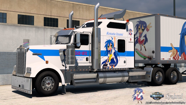 Kenworth W900 Konata Izumi - Lucky Star Combo Skin
