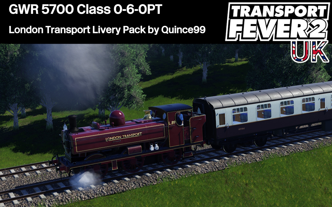 GWR 5700 Class 0-6-0PT (London Transport)