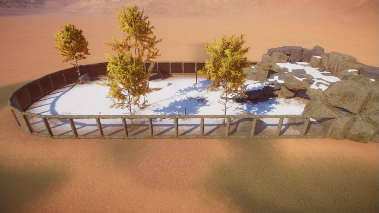Arctic wolf habitat
