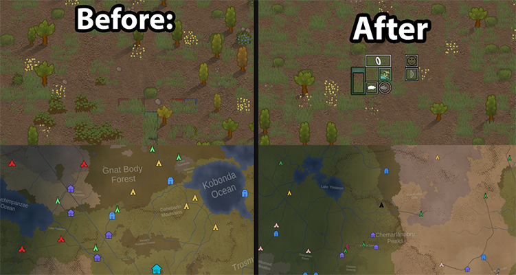 ColorBlind Clearer Spots mod preview for RimWorld