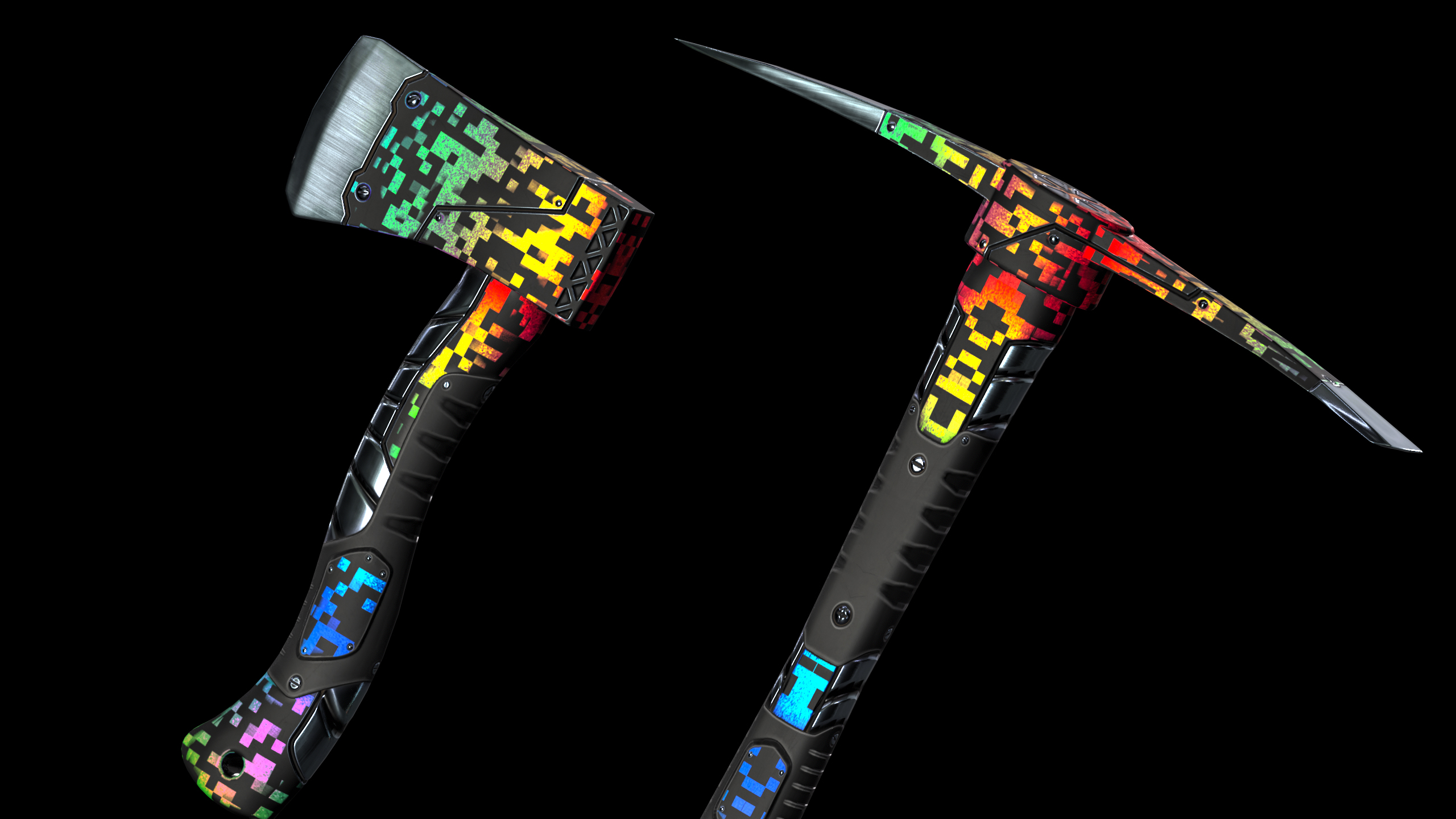 Pixel Decay Hatchet