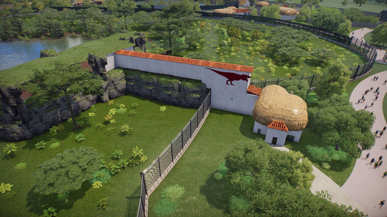 Tyranosaur Viewing area