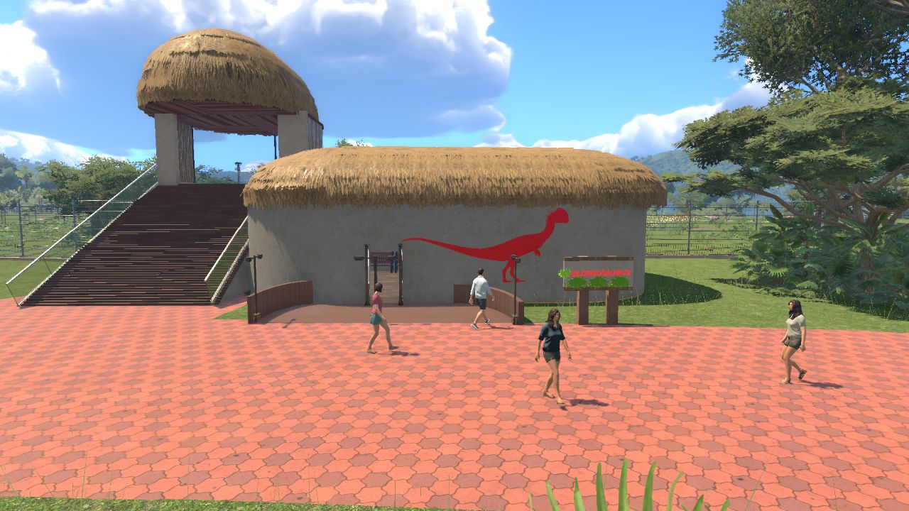 Dilophosarus Viewing area