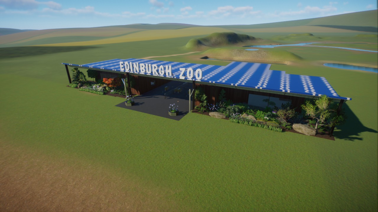 Fake Edinburgh Zoo Entrance