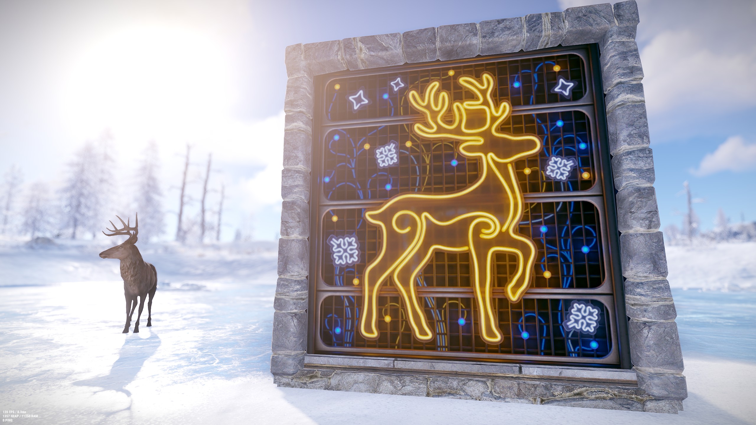 Winter Spirit Garage Door