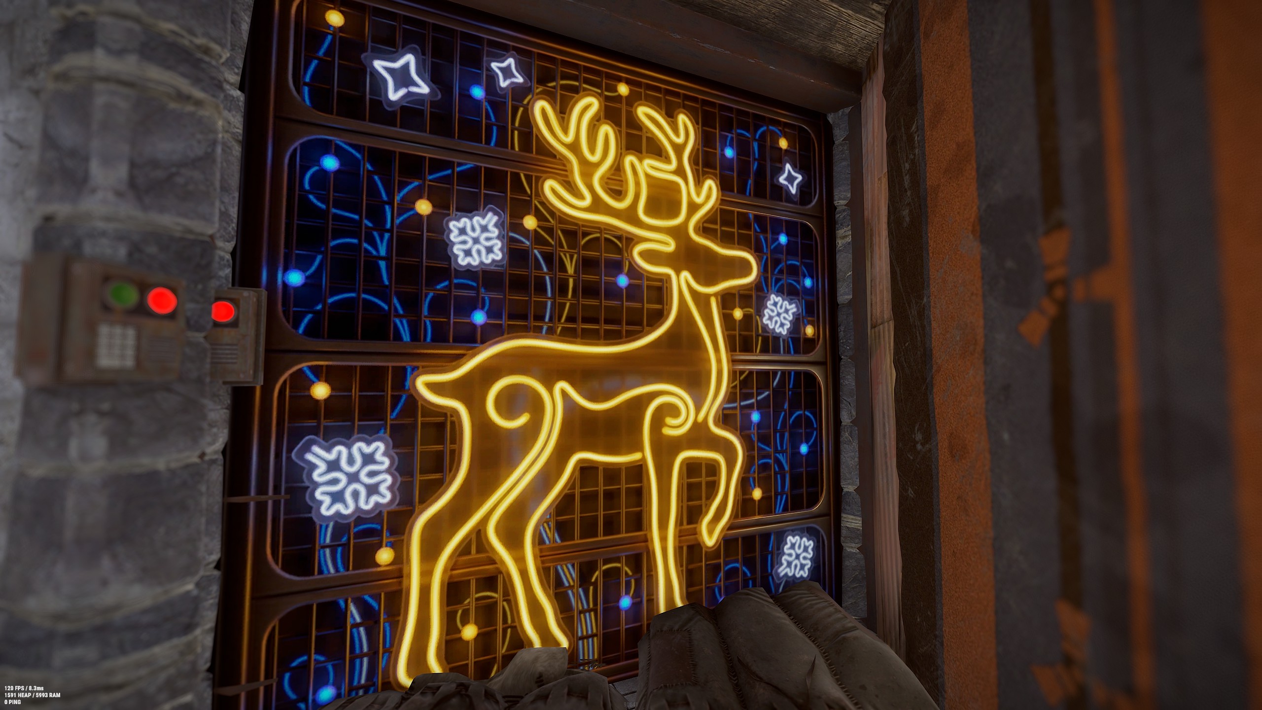 Winter Spirit Garage Door