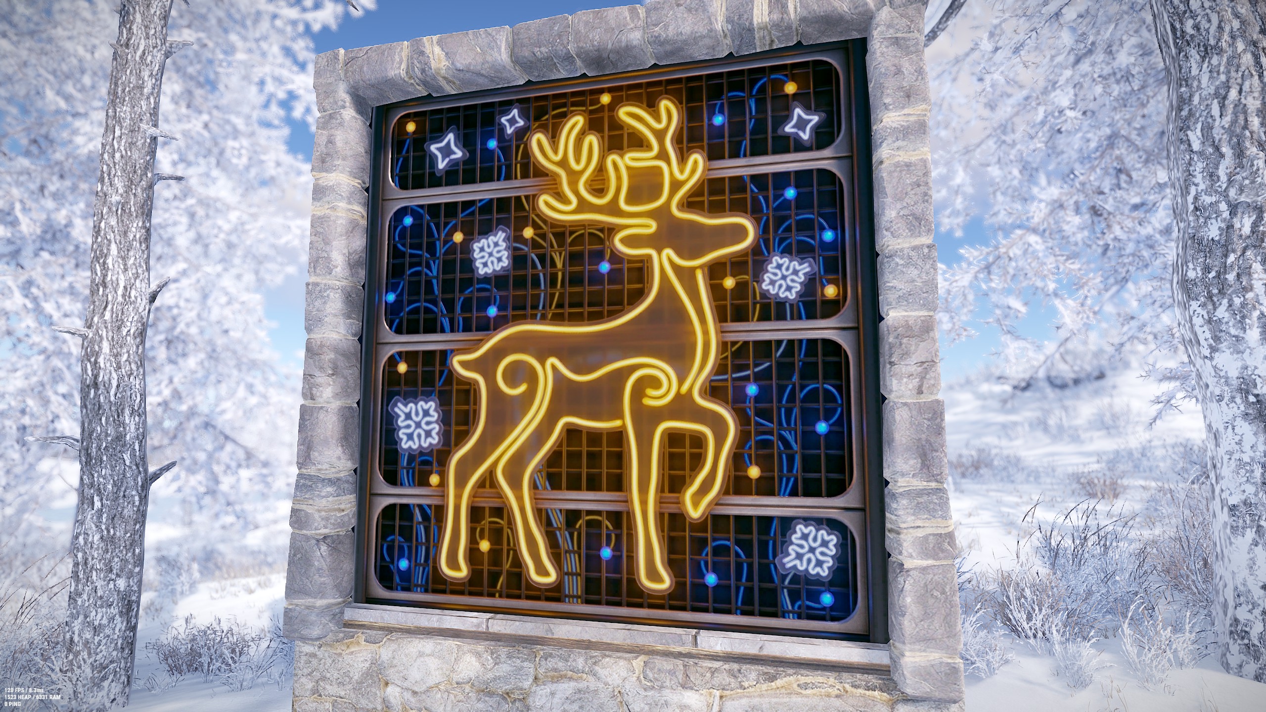 Winter Spirit Garage Door