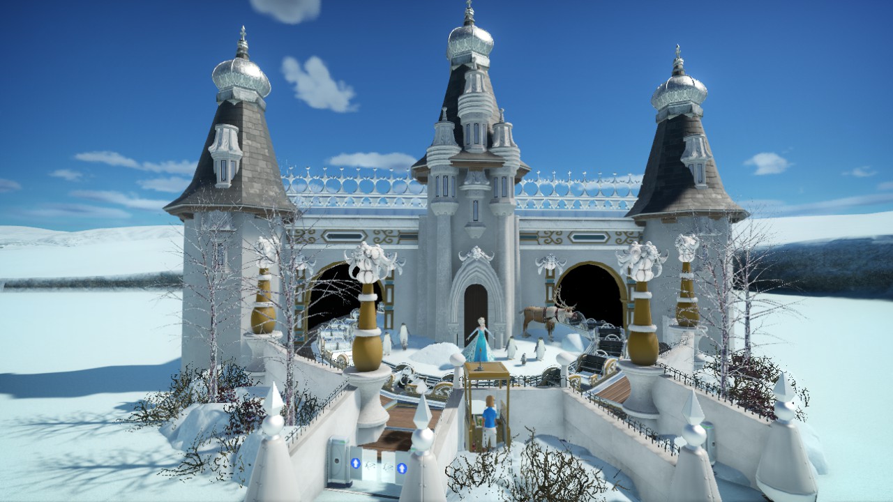 sleigh ride frozen