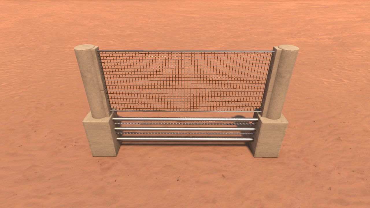 Arid wall 5 / Valla arida 5