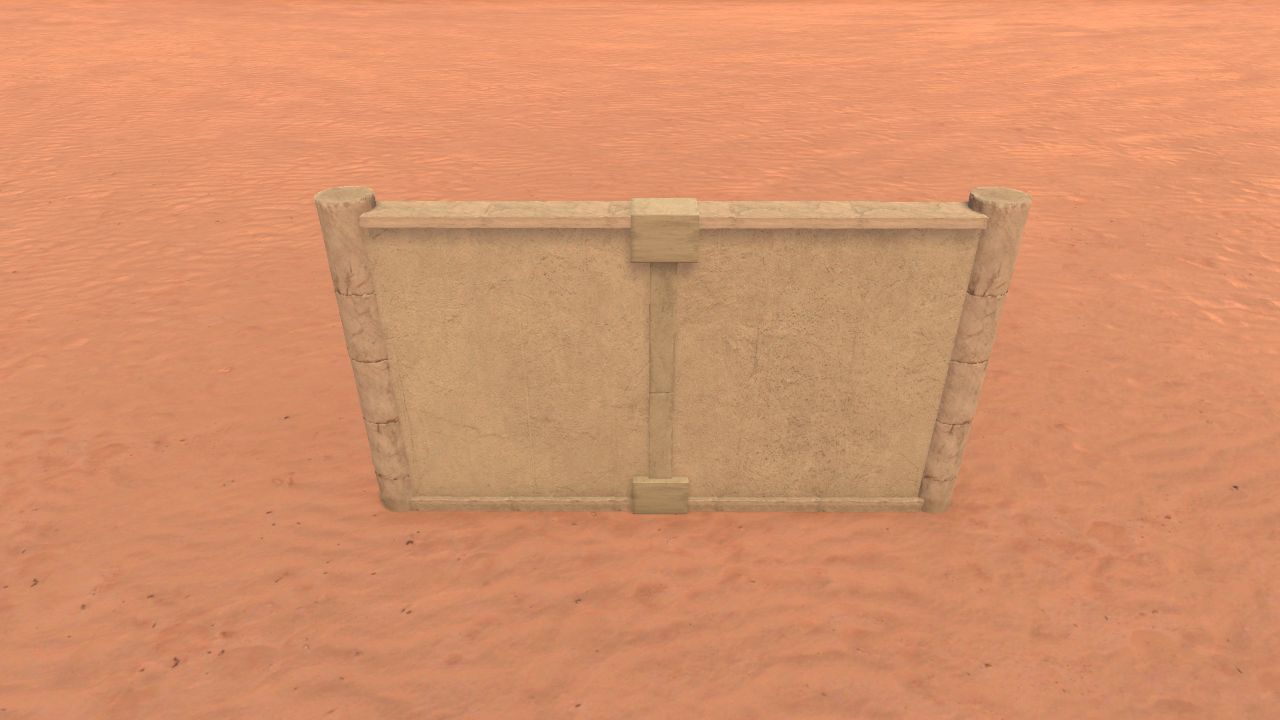 Arid fence 1  Valla arida 1