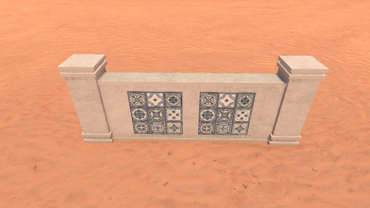 Arid wall 2 / Valla arida 2