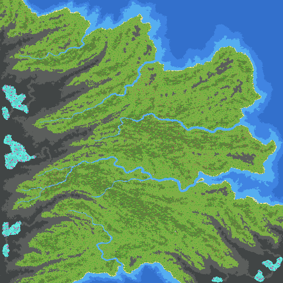 Some land (one biome)