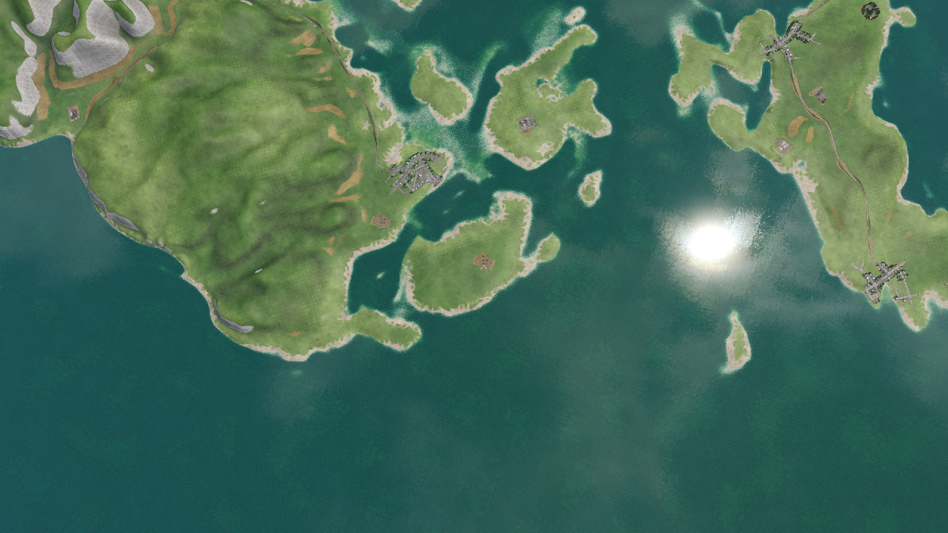 The Orkney Islands with Random Industry Placement