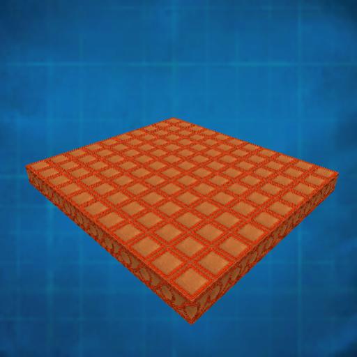 mosaic floor red