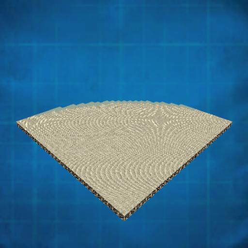metal floor quadrant arch