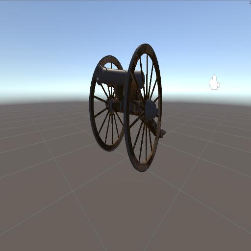 Civil war cannon