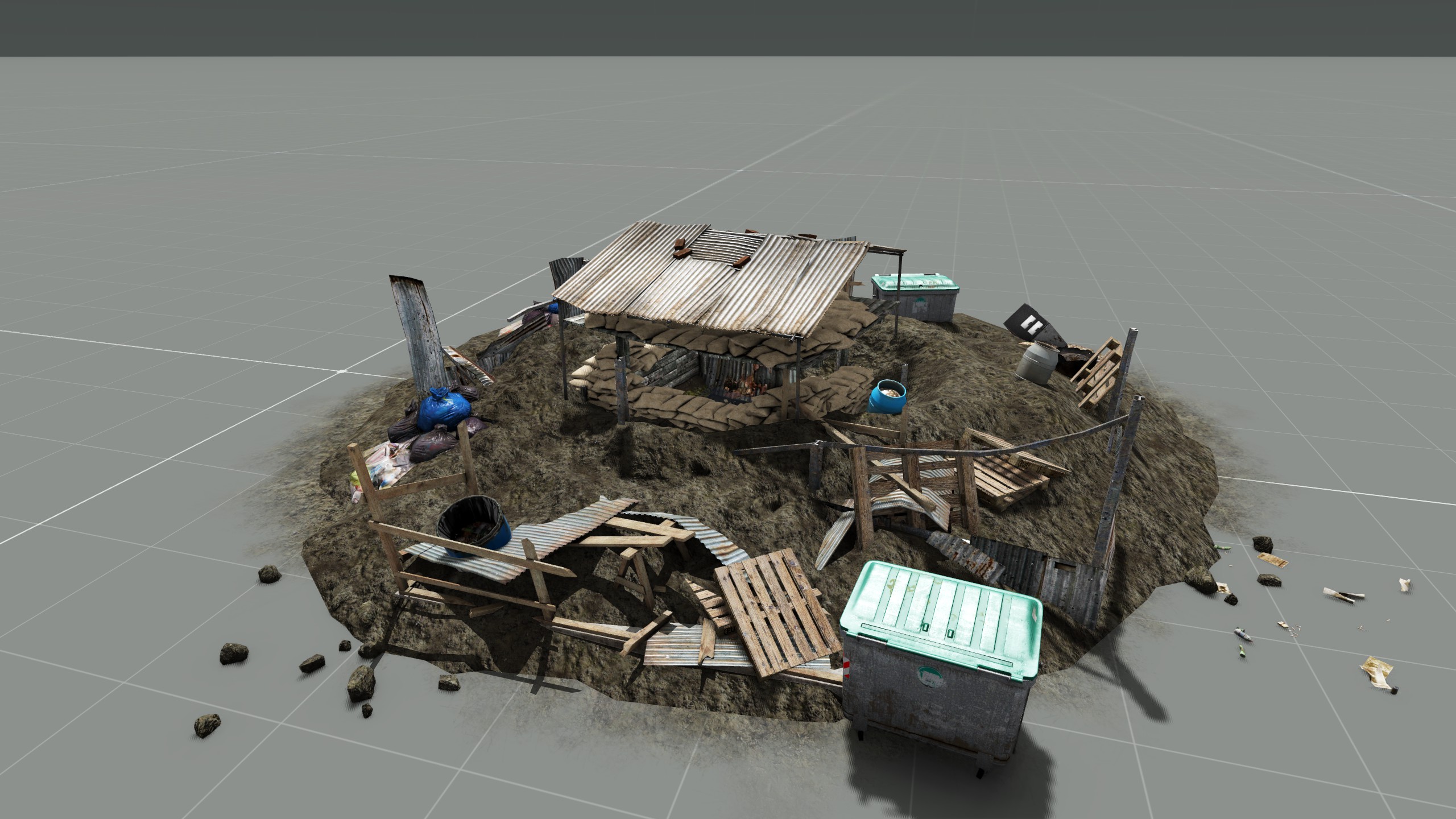 Small Crater Bunker Urban Thick