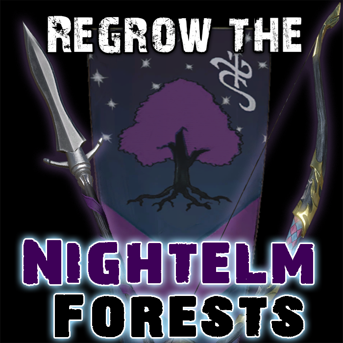 Regrow the Nightelm Forests  (Alshua's Ellyrion unrestricted submod)