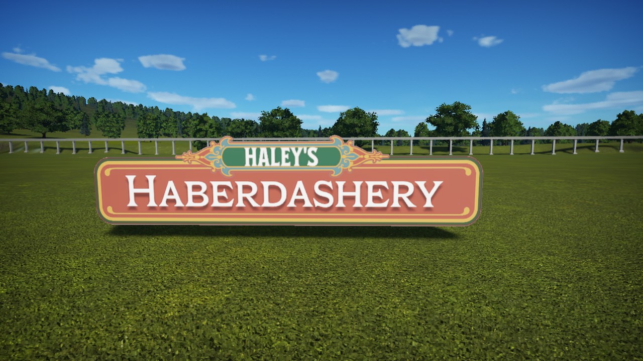 OZ-HaleysHaberdasherySign