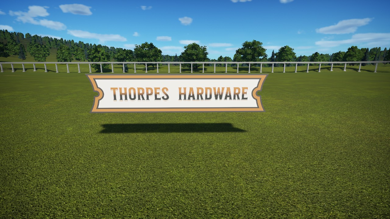 OZ-ThorpesHardwareSign