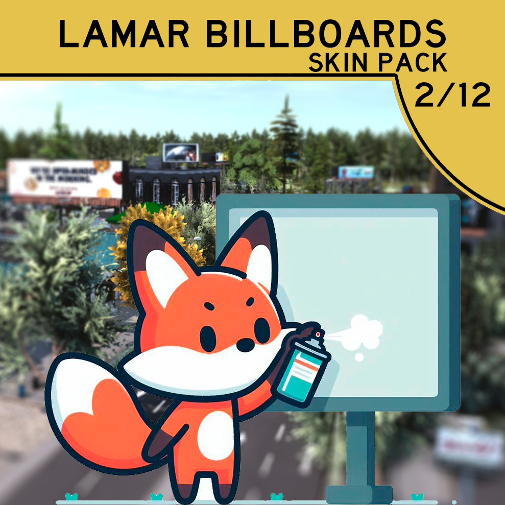 Lamar Billboards Skin Pack 2/12