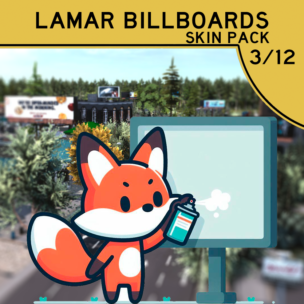 Lamar Billboards Skin Pack 3/12