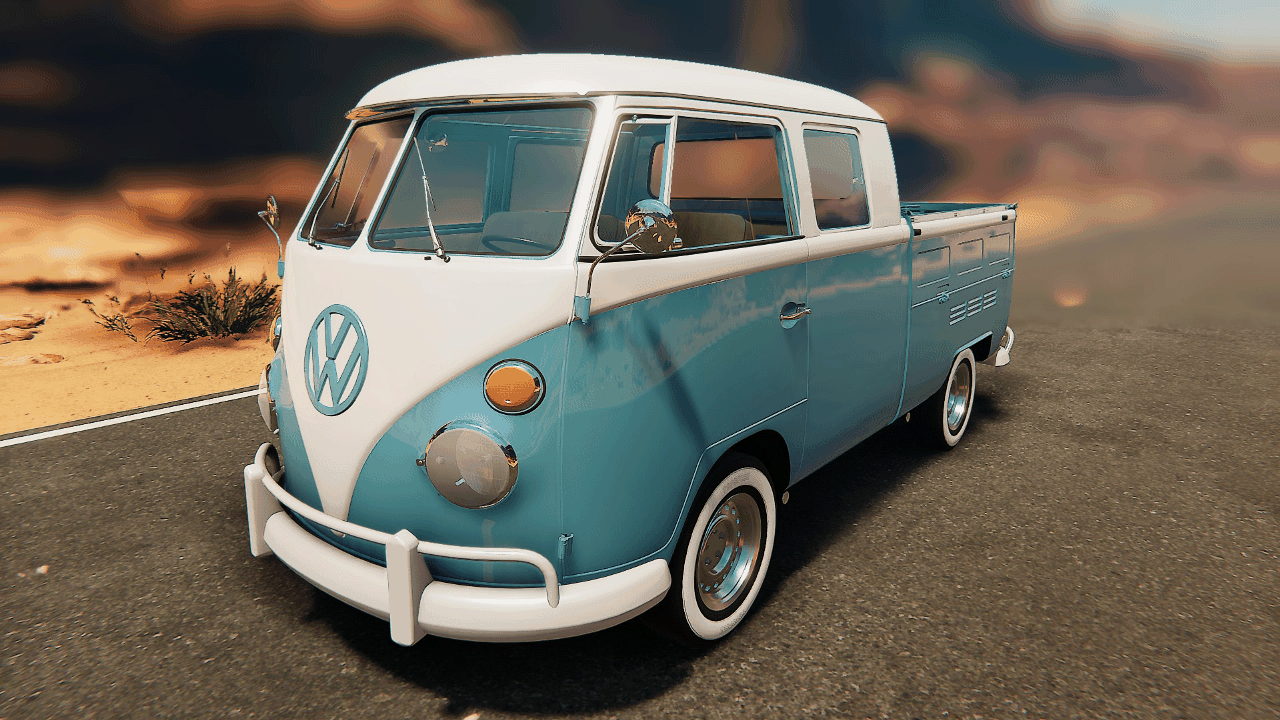 Two-tone paint for VW T1 Pickup [Livery]