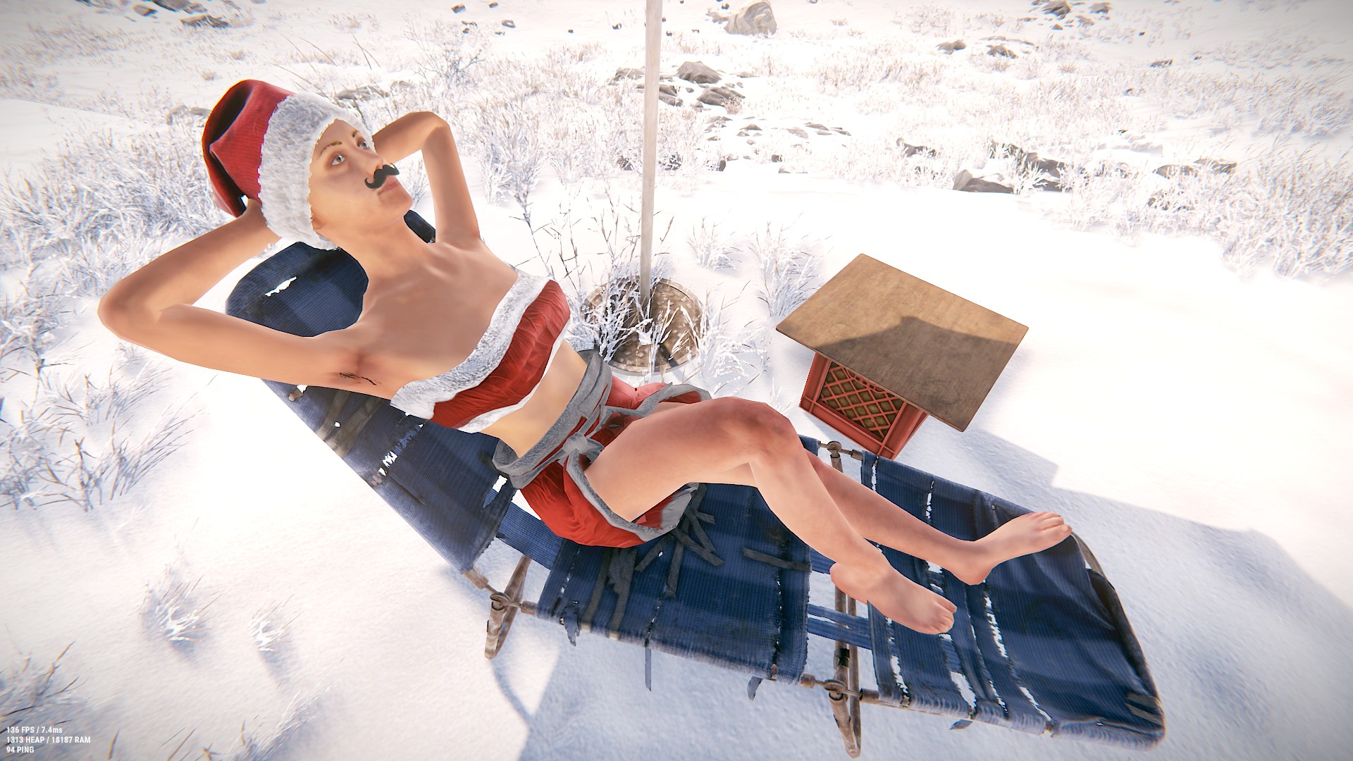Christmas Hide Skirt