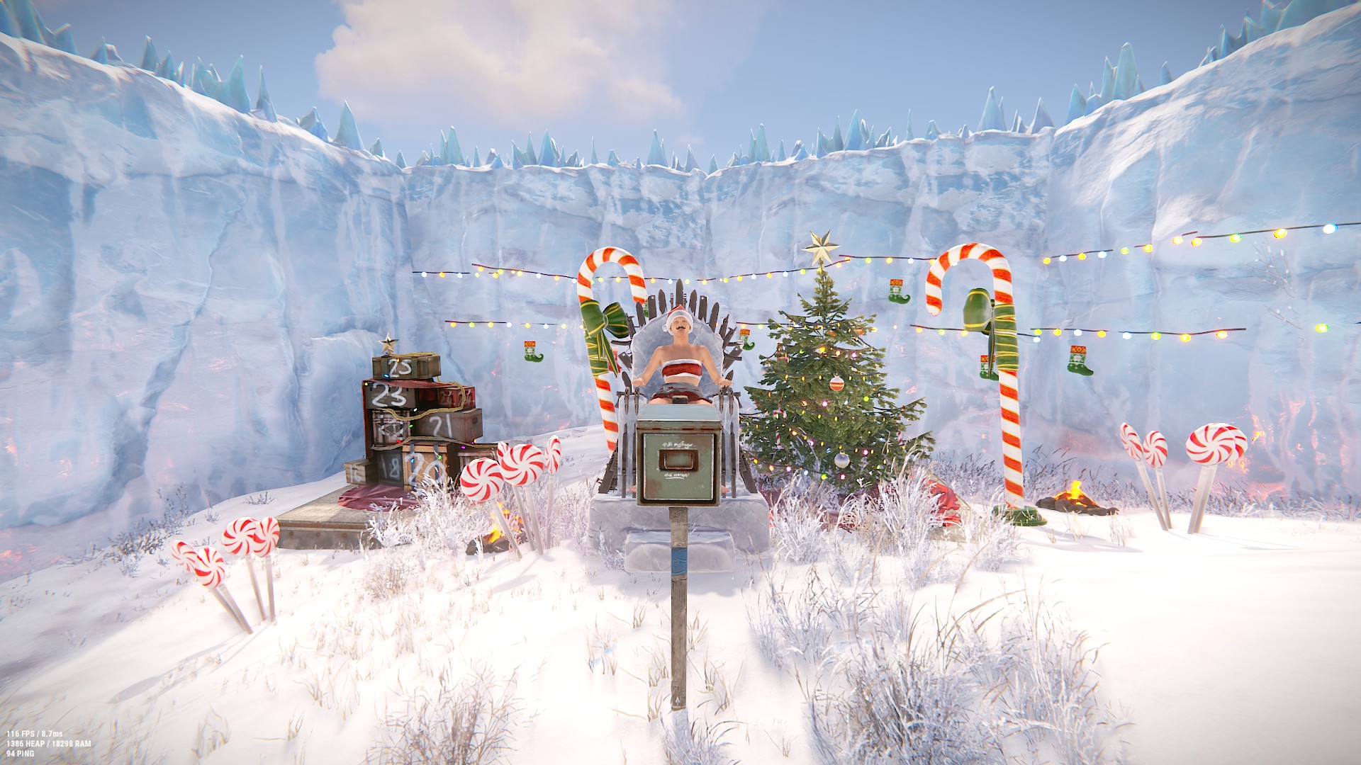 Christmas Hide Halterneck