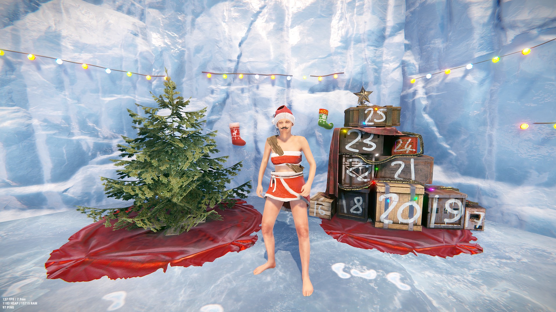 Christmas Hide Skirt
