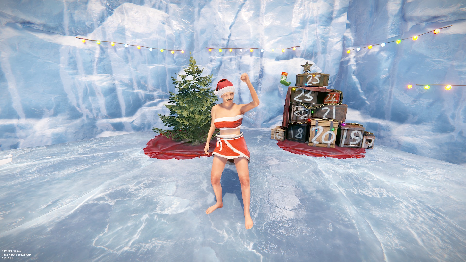 Christmas Hide Skirt