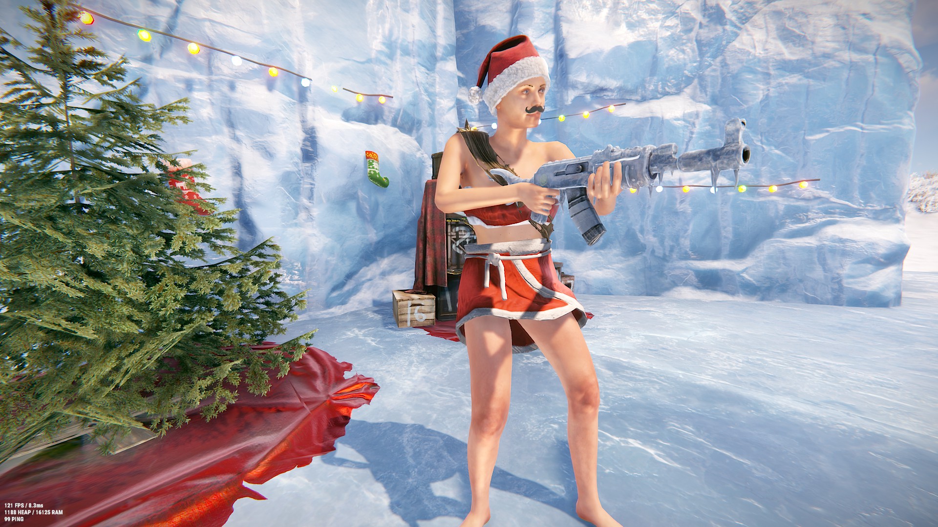 Christmas Hide Skirt