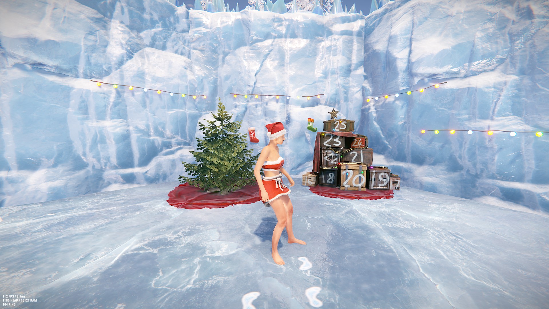 Christmas Hide Halterneck