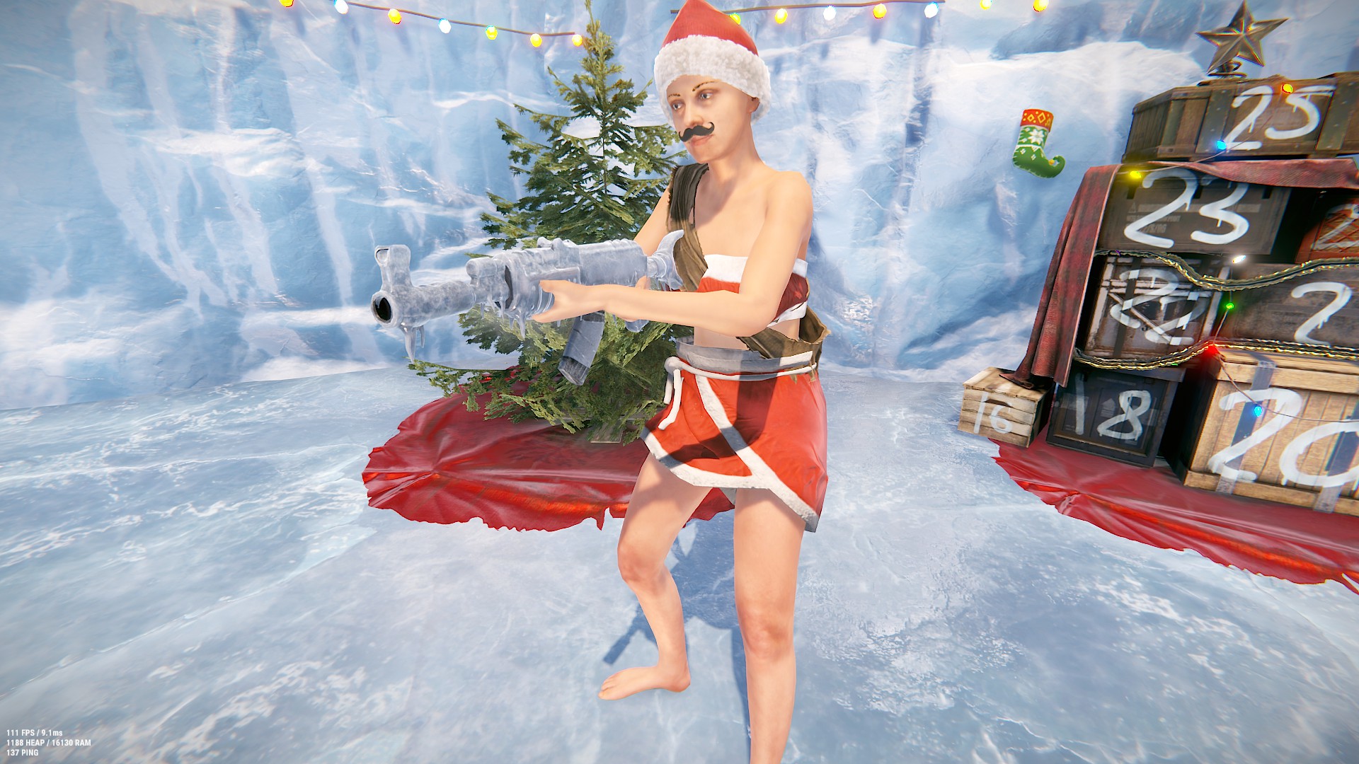 Christmas Hide Halterneck