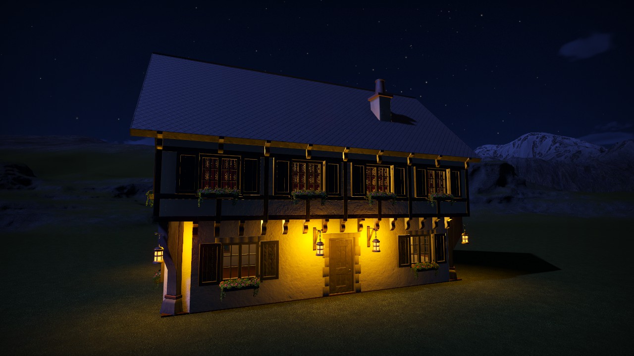 Half-Timbered House.