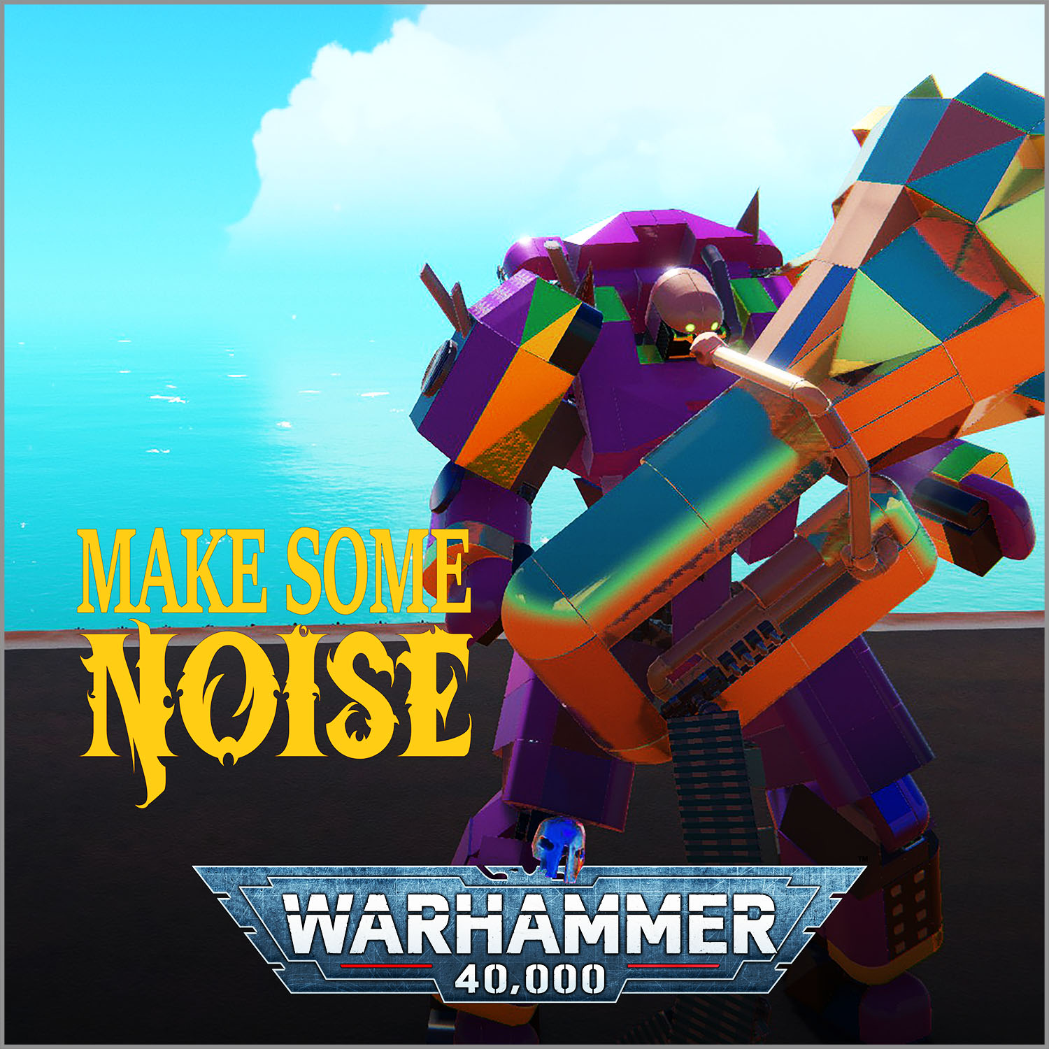 Beeg Noise Marine - Auditory Hell v2 #Warhammer40k