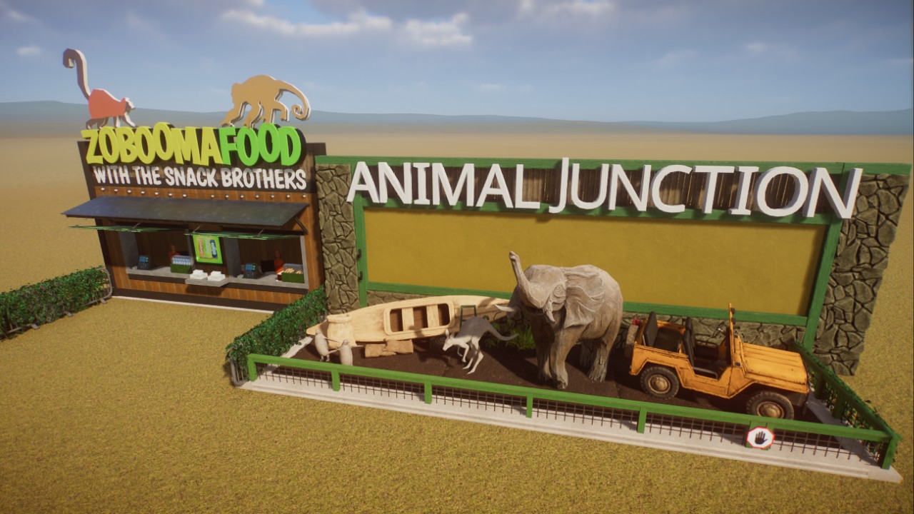 Zoboomafoo food/drink counters with scenery preview
