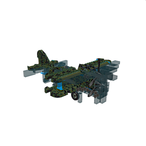 Biplane inspired by I-153