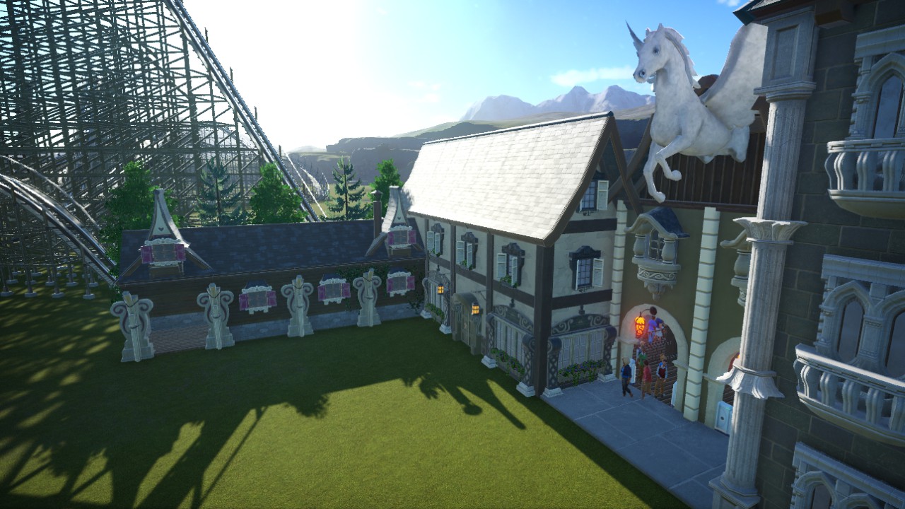 pegasus wooden coaster