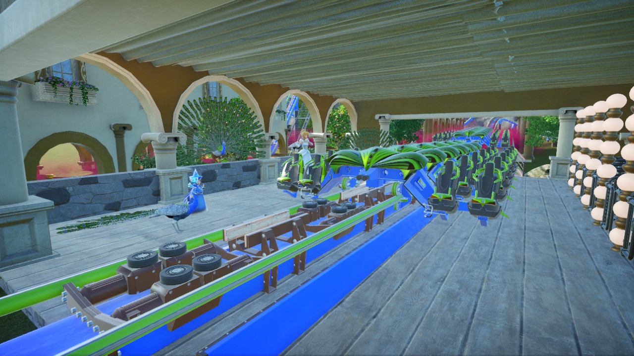 peacock  wing coaster
