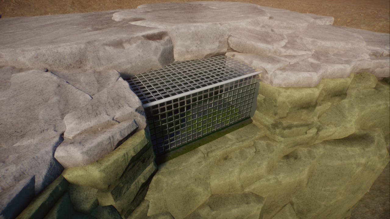 Flexicolor rocks water filter intake preview