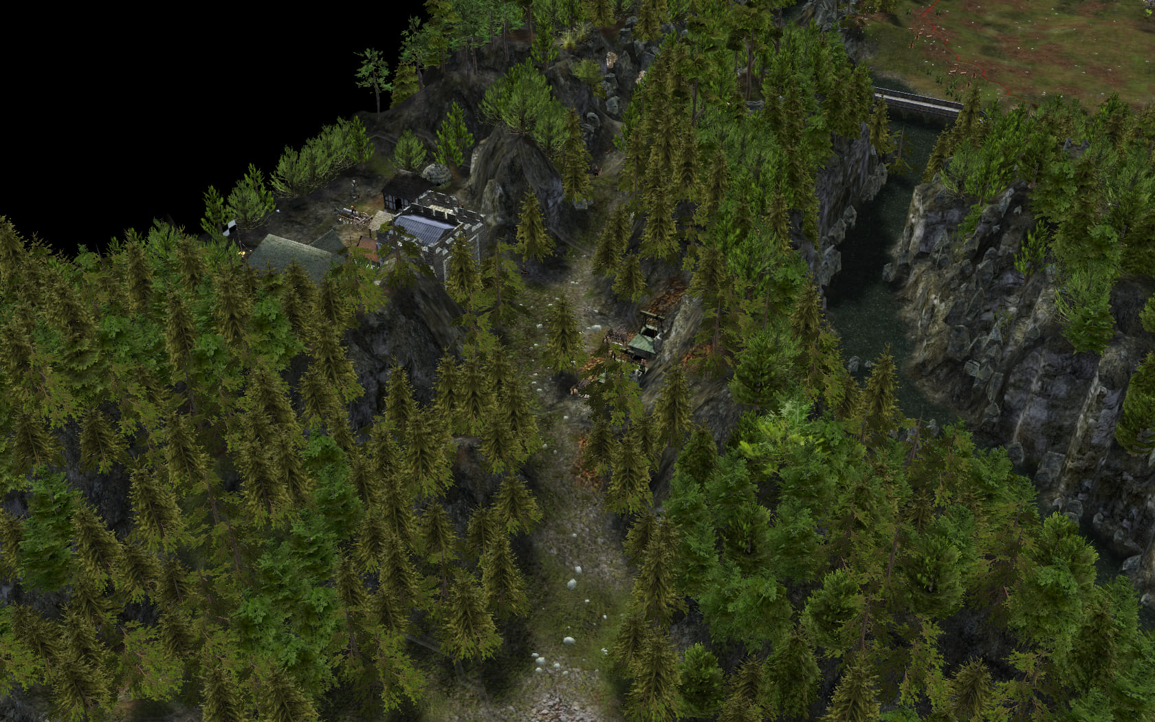 Mountain valleys